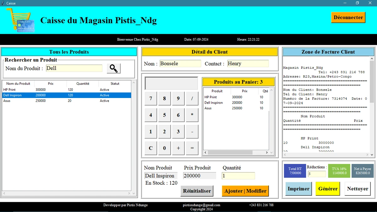 LOGEMA — Gestion de magasin
