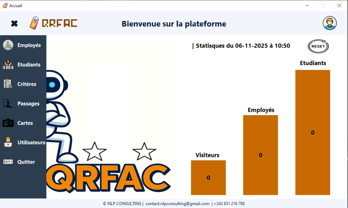QRFAC — Gestion d'accès éducatif